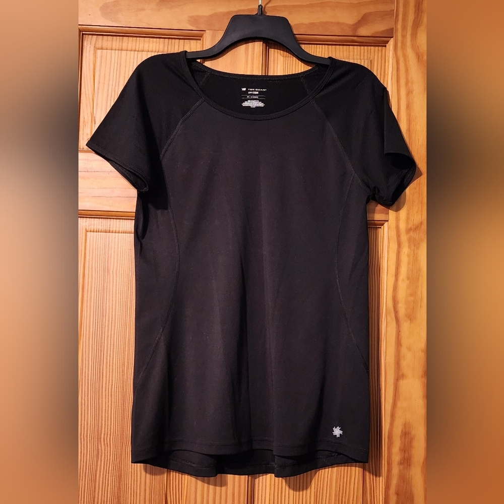 Tek Gear DRYTEK Tee Shirt Black Women's Size Medium